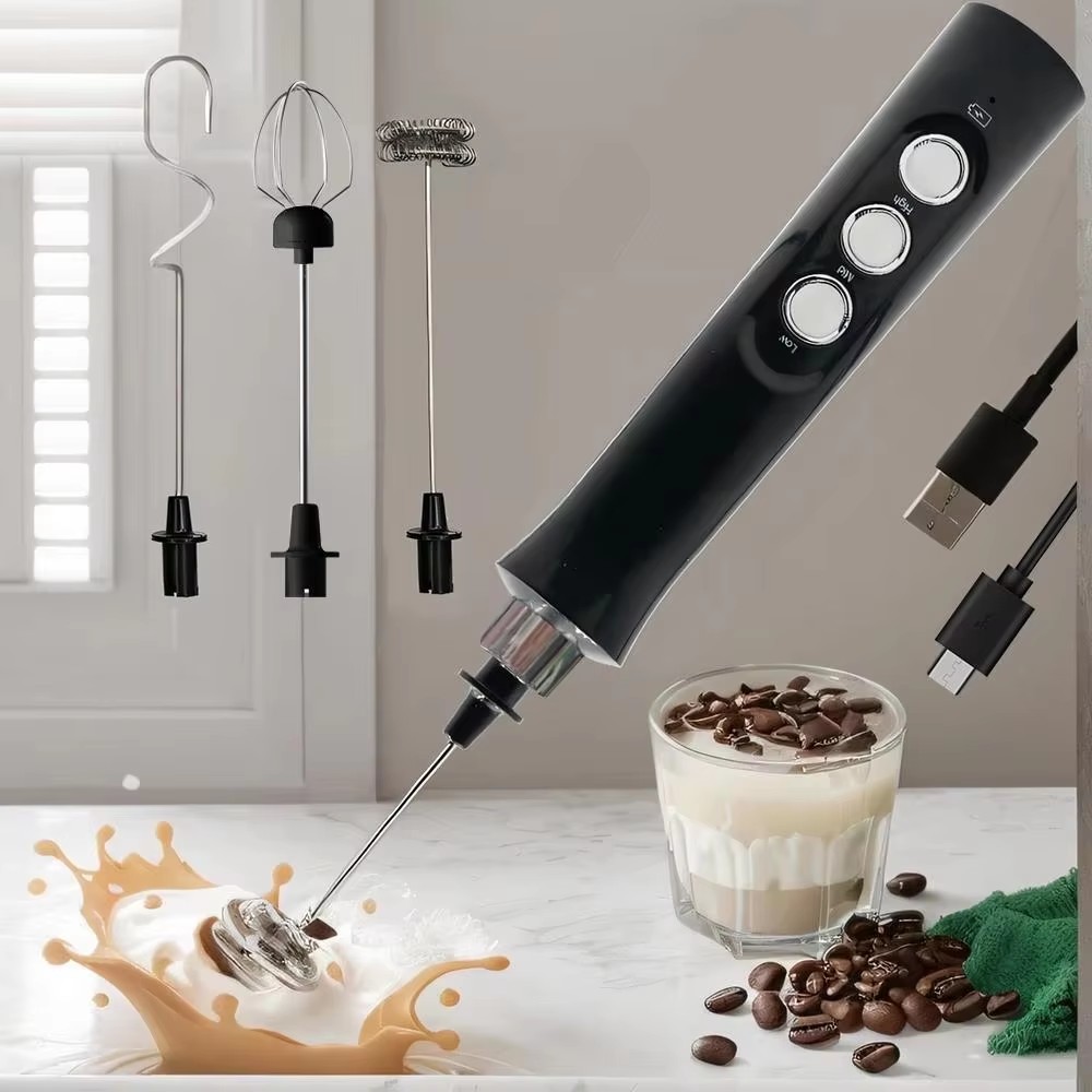 Yogurt Maker Electric - Wireless Rechargeable Electric Milk Frother -