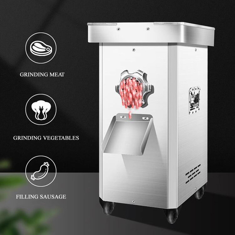 Meat Grinder Attachment - 110V 220V Commercial Meat Grinder For
