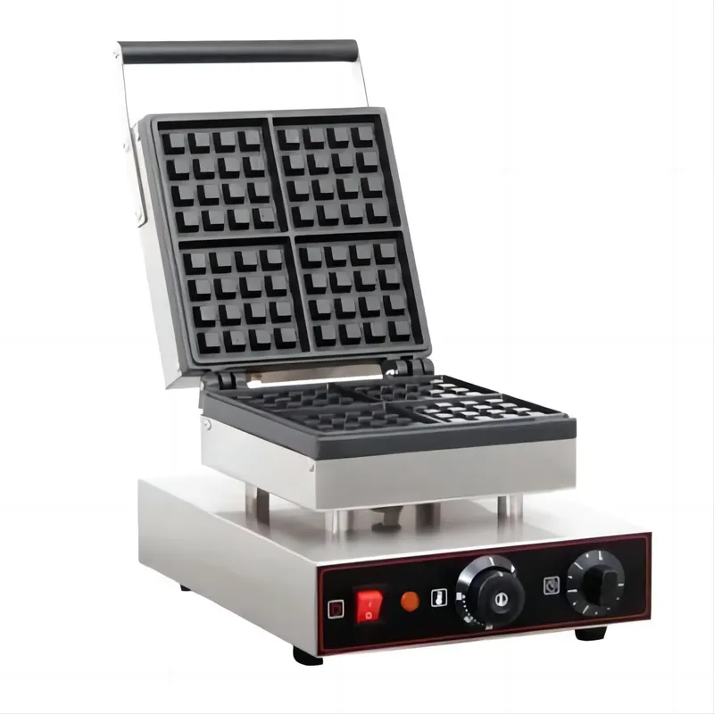 Waffle Iron Belgian - Commercial Waffle Maker Machine Electric Belgian