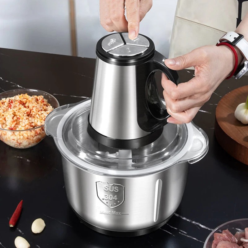 Food Processor Large - 304 Stainless Steel Meat Grinder 3