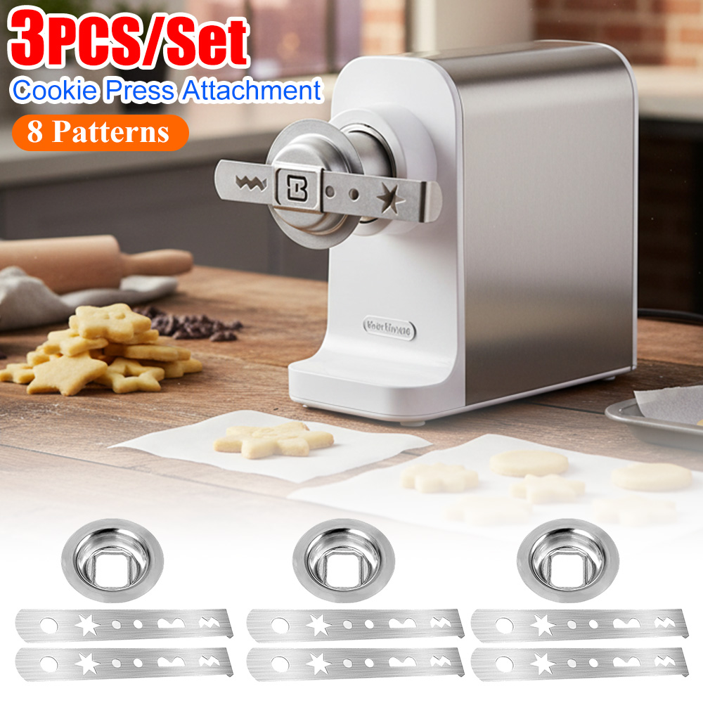 Meat Grinder Attachment - 2 Pcs Biscuit Attachment 8 Patterns