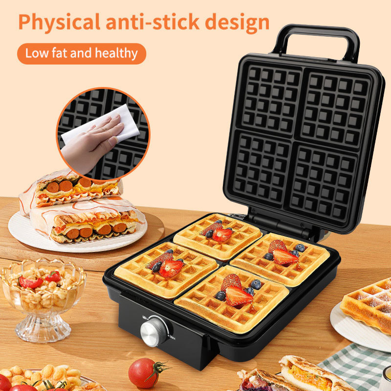 Reemix 4-Slice Belgian Mini Wa - Waffle Iron Belgian 评论和价格