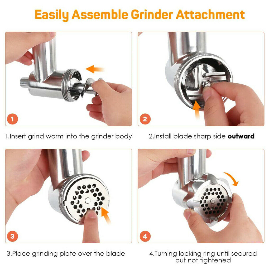 Food Grinder Attachment Slicer - Meat Grinder Attachment 评论和价格