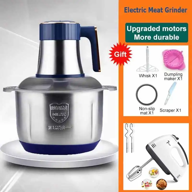 Electric Meat Grinder Stainles - Meat Grinder Attachment 评论和价格
