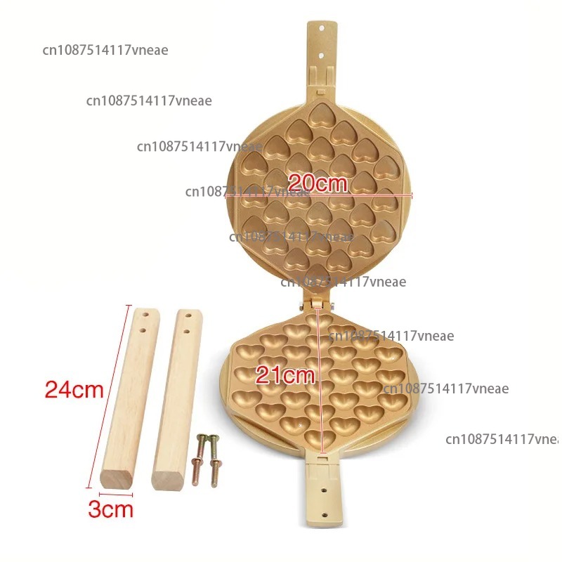 Commercial Heart Shape Belgian - Waffle Iron Belgian 评论和价格
