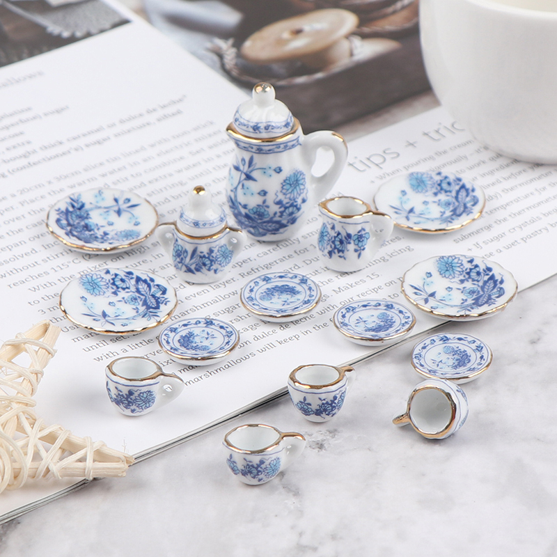 15Pcs 1:12 Miniature Porcelain - Kitchen Appliances For Kids 评论和价格