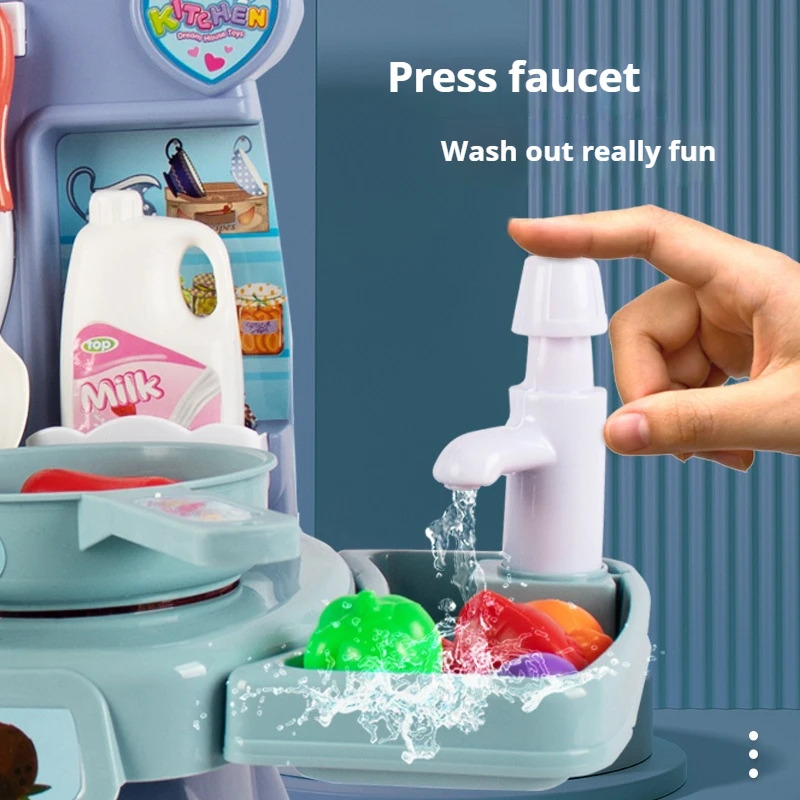 Simulated Kitchen Play Set wit - Kitchen Appliances For Kids 评论和价格