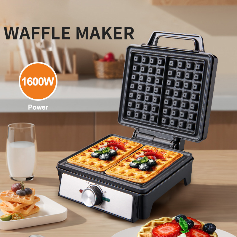 Waffles Maker 2 Slices Adjusta - Waffle Iron Belgian 评论和价格