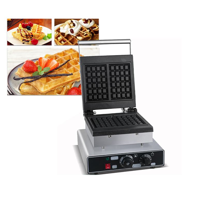 Non-Stick Waffle Maker Square  - Waffle Iron Belgian 评论和价格