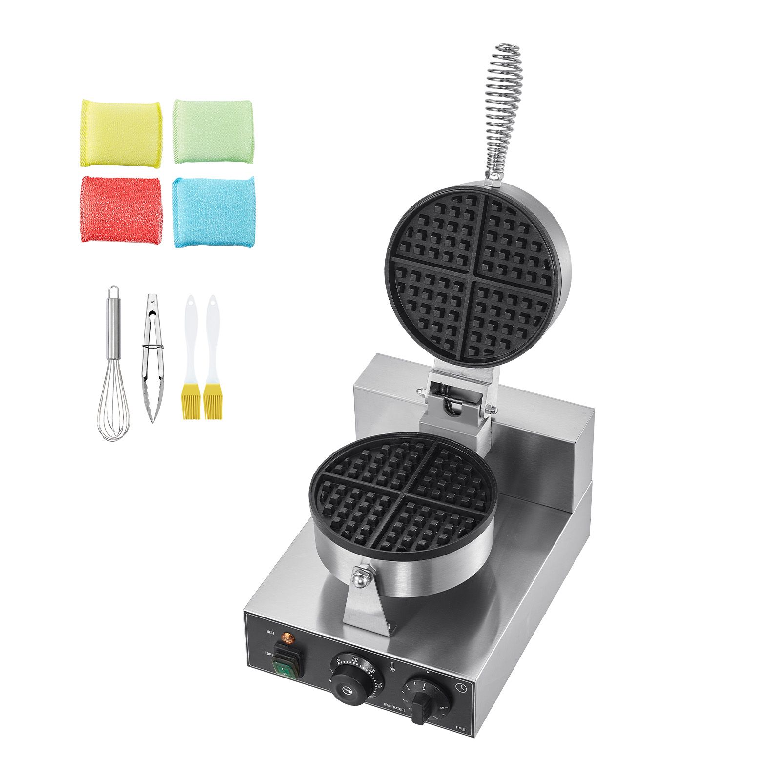 Commercial Waffle Maker, 1230W - Waffle Iron Belgian 评论和价格