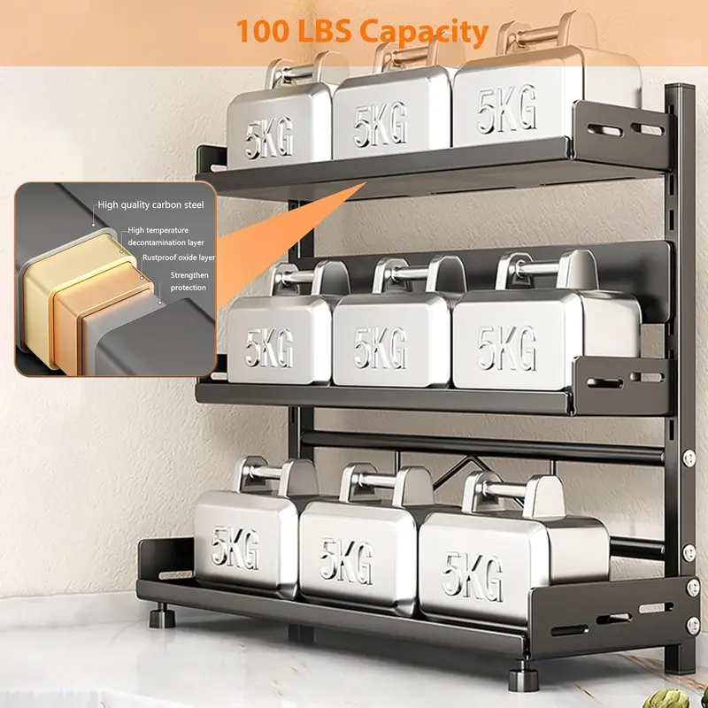 3 Tier Spice Storage Rack for  - Kitchen Appliances Cabinet 评论和价格