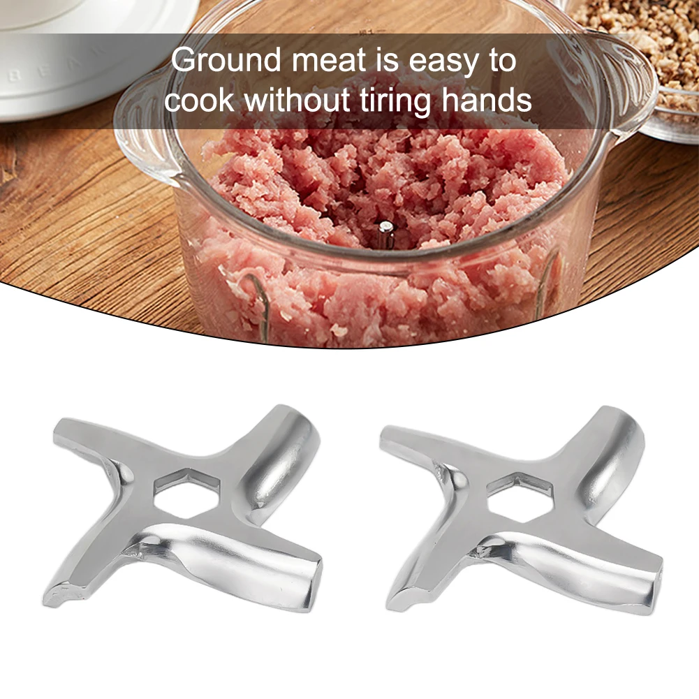 2Pcs Mincer Blades Meat Grinde - Meat Grinder Attachment 评论和价格