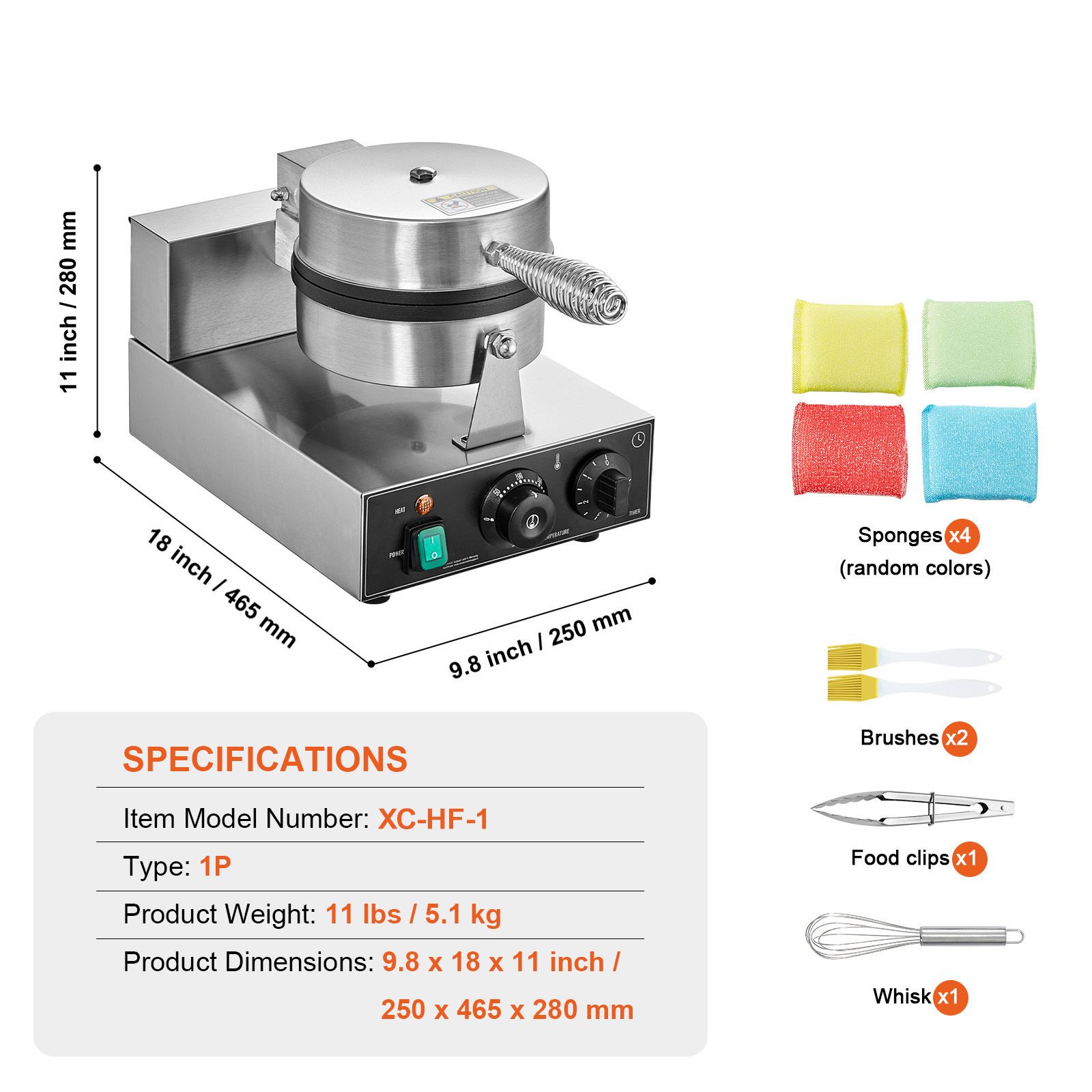Commercial Waffle Maker, 1230W - Waffle Iron Belgian 评论和价格