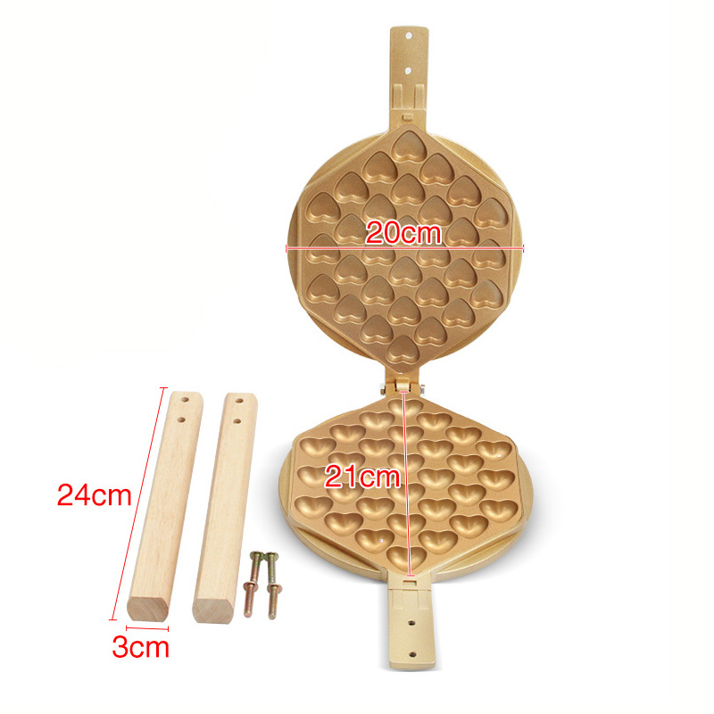 Commercial Heart Shape Belgian - Waffle Iron Belgian 评论和价格