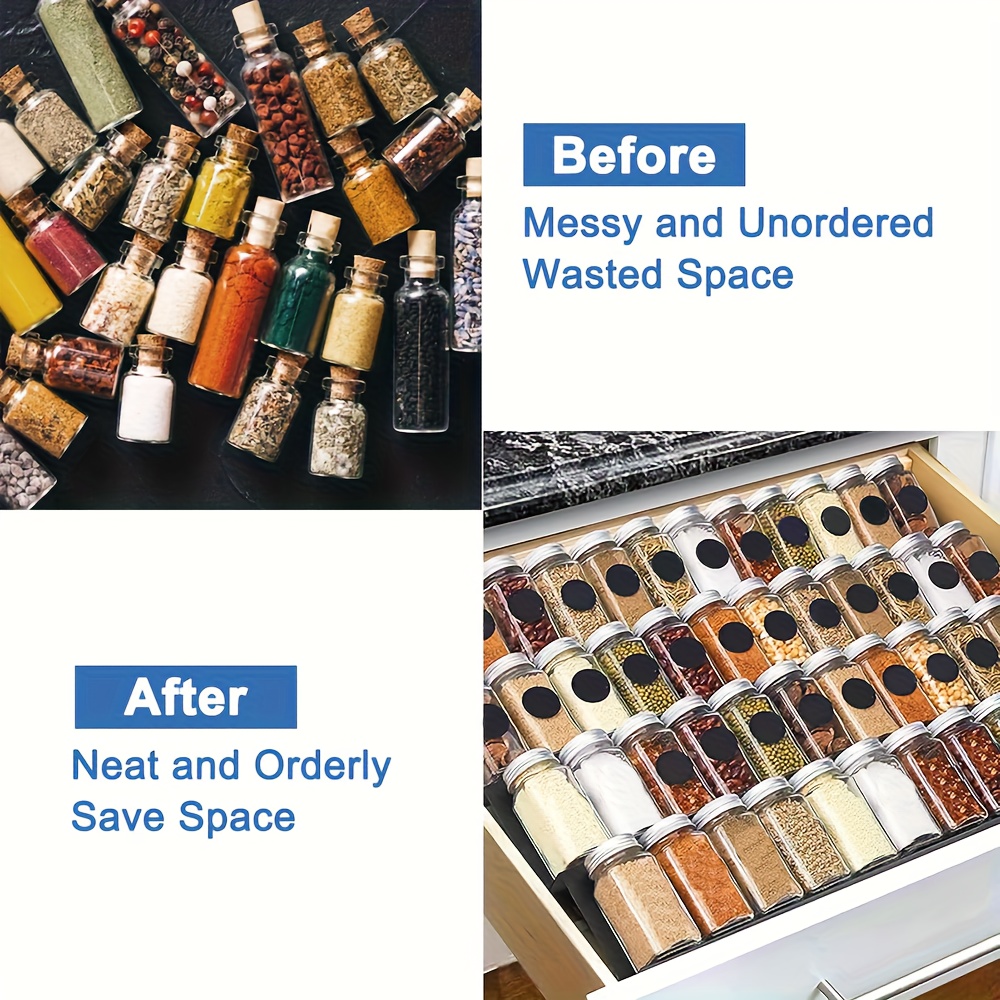 6pcs Expandable Spice Drawer O - Kitchen Appliances Cabinet 评论和价格