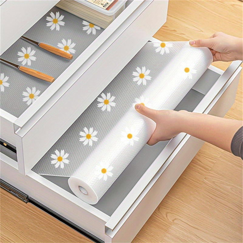 1 Roll Daisy Shelf Liner For K - Kitchen Appliances Cabinet 评论和价格