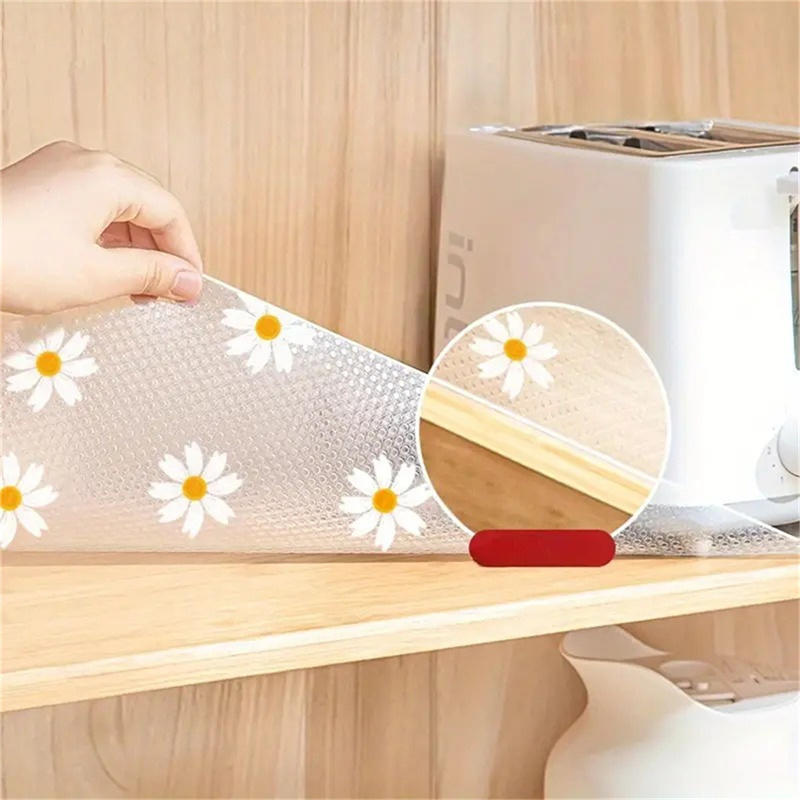 1 Roll Daisy Shelf Liner For K - Kitchen Appliances Cabinet 评论和价格