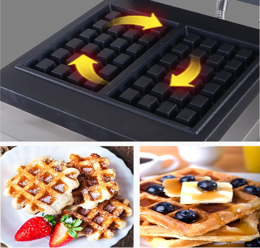 Commercial Square Belgian Waff - Waffle Iron Belgian 评论和价格